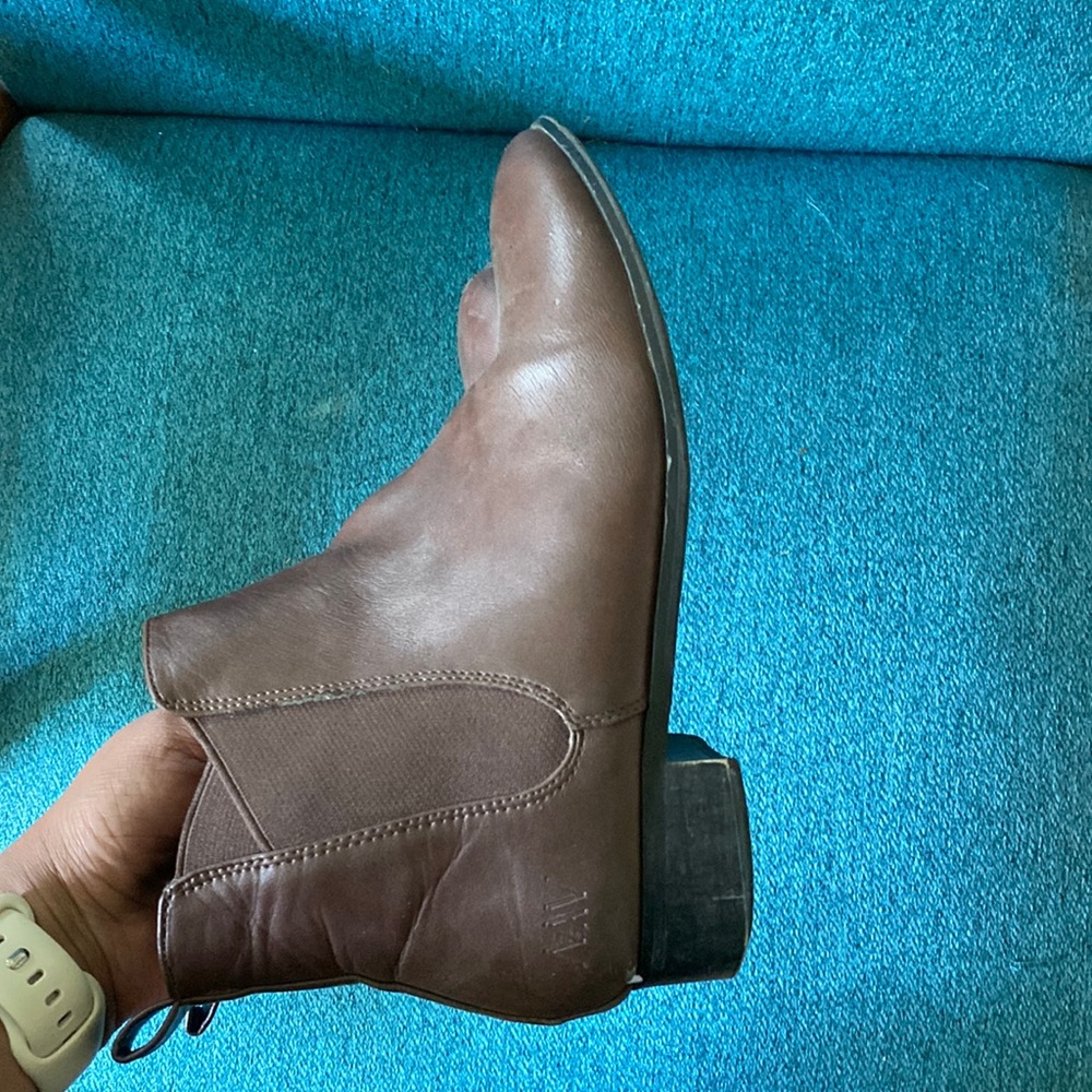 Matt & Nat Flat Chelsea Boots In Brown